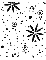 Paint Roller #2599 - Dots and Flowers